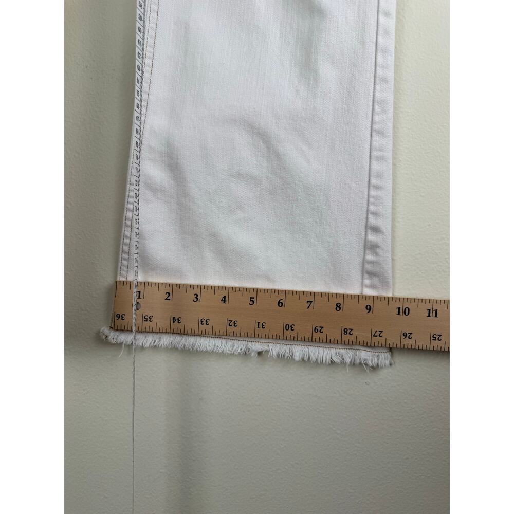 Spartina 449 Ellington Kick Flare Jeans Pearl Off White 14 - Picture 16 of 16
